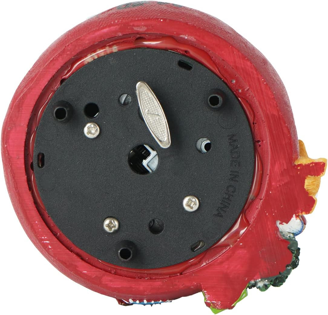 Christmas Water Snow Globes with Snowflakes Dancing Glass Snow Globe for Holiday,Music Box Decorative Ornaments, Santa Claus and Christmas Tree